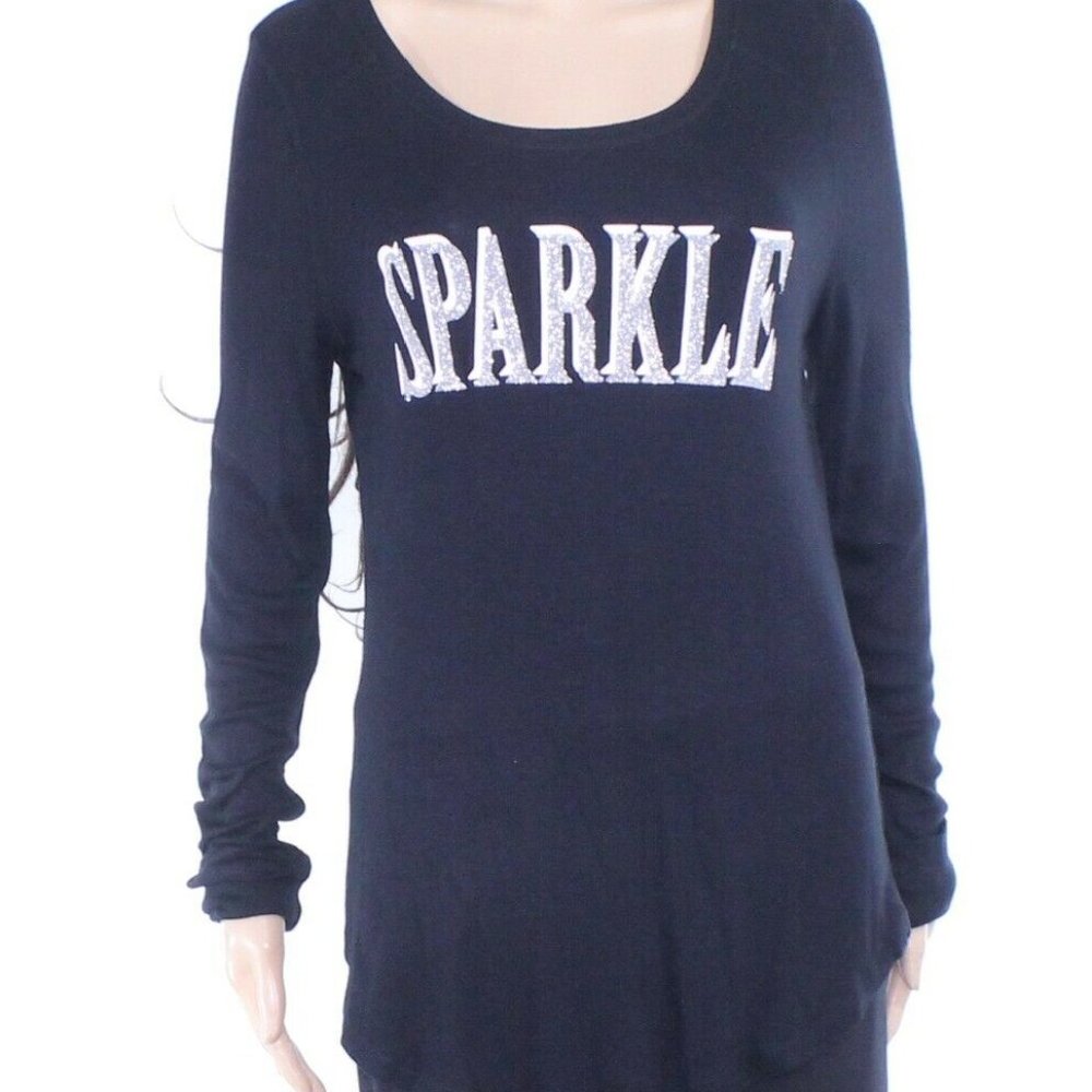 INC Womens Knit Top Black